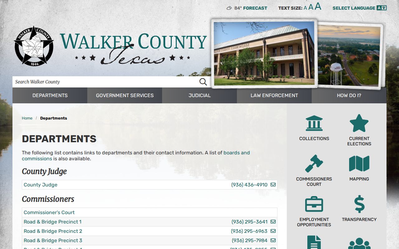 Huntsville residents directory Walker County records office directory
